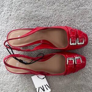 Zara Red Heels / Slingbacks
